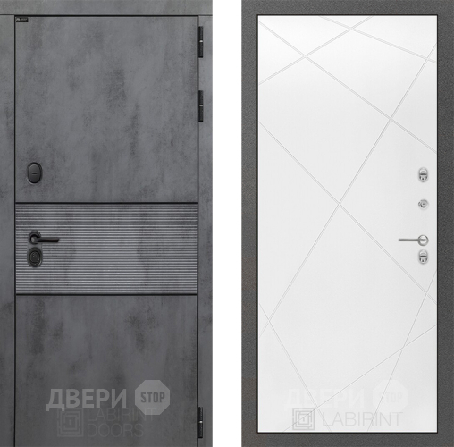 Дверь Лабиринт (LABIRINT) Инфинити 24 Белый софт в Жуковский