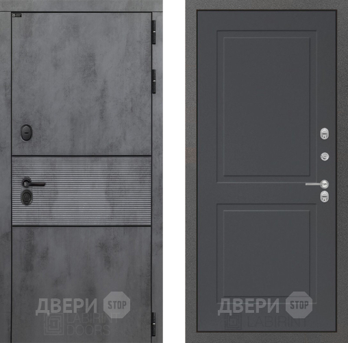 Дверь Лабиринт (LABIRINT) Инфинити 11 Графит софт в Жуковский