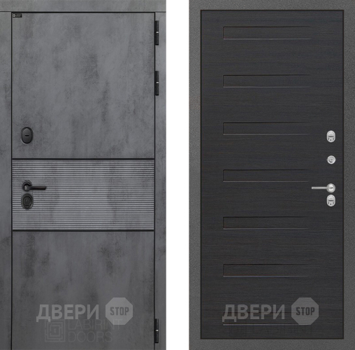 Входная металлическая Дверь Лабиринт (LABIRINT) Инфинити 14 Эковенге поперечный в Жуковский