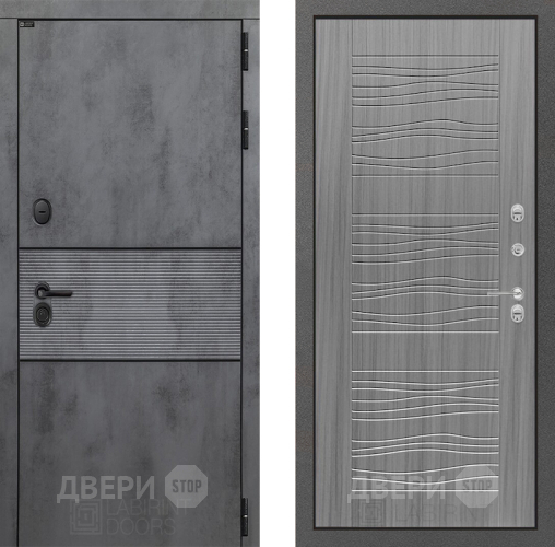 Входная металлическая Дверь Лабиринт (LABIRINT) Инфинити 06 Сандал грей в Жуковский