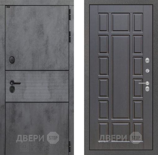 Входная металлическая Дверь Лабиринт (LABIRINT) Инфинити 12 Венге в Жуковский