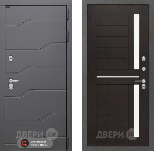 Входная металлическая Дверь Лабиринт (LABIRINT) Ривер 02 Венге в Жуковский