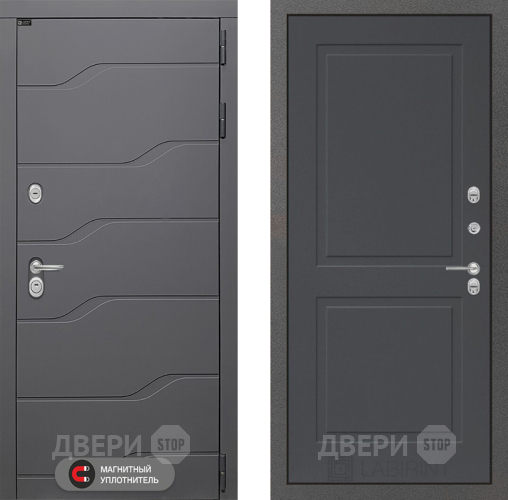 Дверь Лабиринт (LABIRINT) Ривер 11 Графит софт в Жуковский