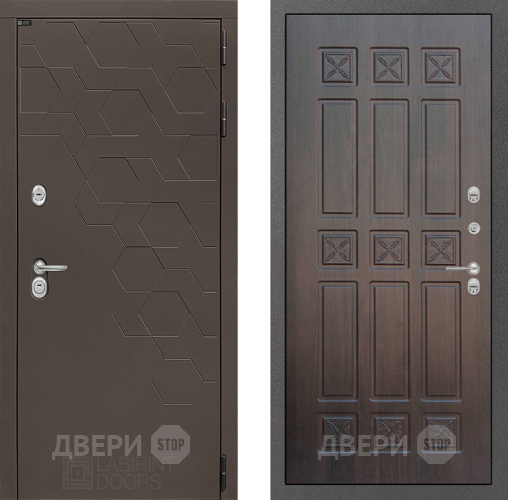 Входная металлическая Дверь Лабиринт (LABIRINT) Смоки 16 VINORIT Алмон 28 в Жуковский