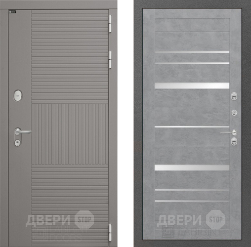 Входная металлическая Дверь Лабиринт (LABIRINT) Формо 20 Бетон светлый в Жуковский