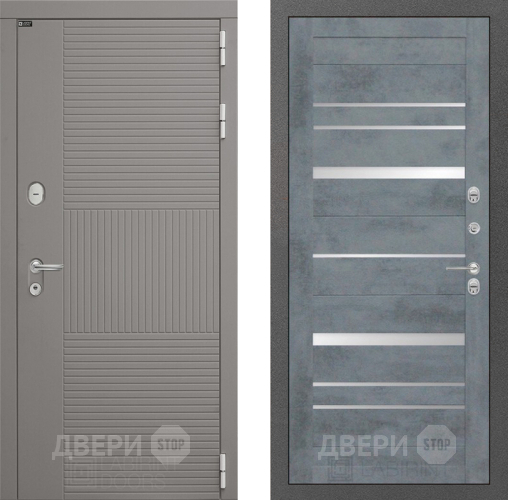 Входная металлическая Дверь Лабиринт (LABIRINT) Формо 20 Бетон темный в Жуковский