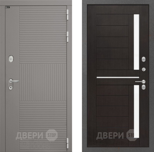 Входная металлическая Дверь Лабиринт (LABIRINT) Формо 02 Венге в Жуковский