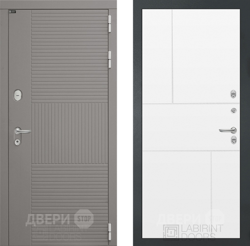 Дверь Лабиринт (LABIRINT) Формо 21 Белый софт в Жуковский