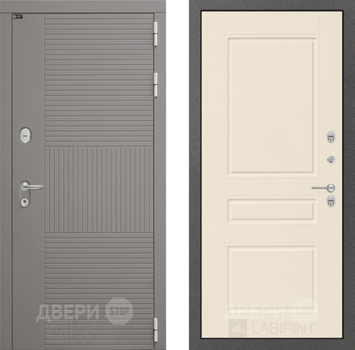 Дверь Лабиринт (LABIRINT) Формо 03 Крем софт в Жуковский