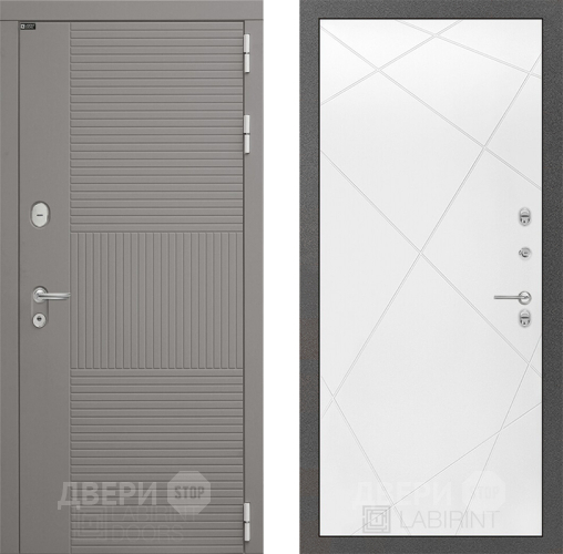 Дверь Лабиринт (LABIRINT) Формо 24 Белый софт в Жуковский