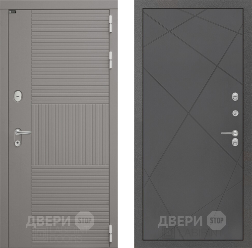 Входная металлическая Дверь Лабиринт (LABIRINT) Формо 24 Графит софт в Жуковский