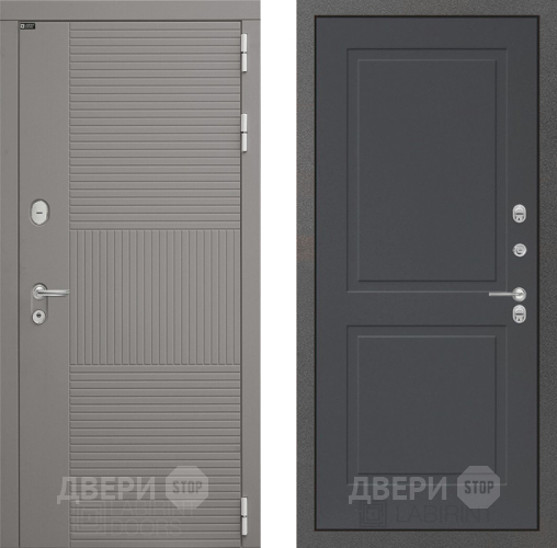 Входная металлическая Дверь Лабиринт (LABIRINT) Формо 11 Графит софт в Жуковский