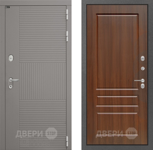 Входная металлическая Дверь Лабиринт (LABIRINT) Формо 03 Орех бренди в Жуковский