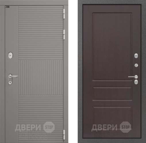 Входная металлическая Дверь Лабиринт (LABIRINT) Формо 03 Орех премиум в Жуковский
