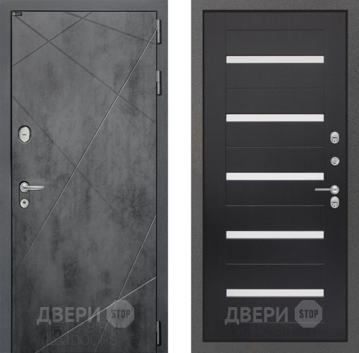 Входная металлическая Дверь Лабиринт (LABIRINT) Лофт 01 Венге в Жуковский