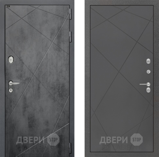 Входная металлическая Дверь Лабиринт (LABIRINT) Лофт 24 Графит софт в Жуковский