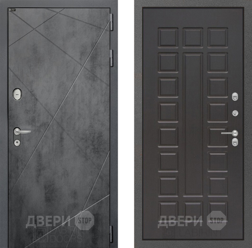 Входная металлическая Дверь Лабиринт (LABIRINT) Лофт 04 Венге в Жуковский
