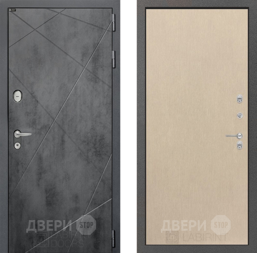 Входная металлическая Дверь Лабиринт (LABIRINT) Лофт 05 Венге светлый в Жуковский