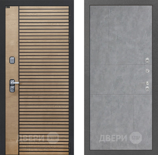 Входная металлическая Дверь Лабиринт (LABIRINT) Ritm 21 Бетон светлый в Жуковский