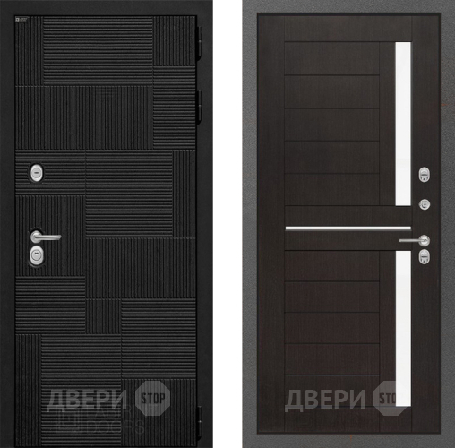 Входная металлическая Дверь Лабиринт (LABIRINT) Pazl 02 Венге в Жуковский