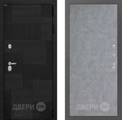 Входная металлическая Дверь Лабиринт (LABIRINT) Pazl 21 Бетон светлый в Жуковский