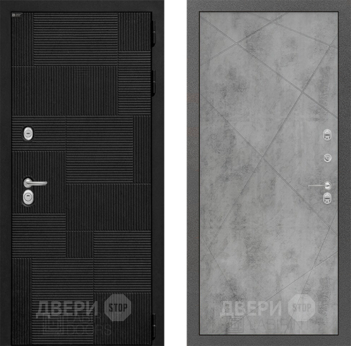 Входная металлическая Дверь Лабиринт (LABIRINT) Pazl 24 Бетон светлый в Жуковский