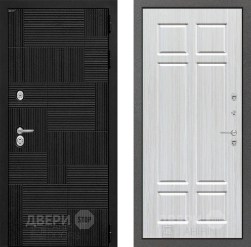 Входная металлическая Дверь Лабиринт (LABIRINT) Pazl 08 Кристалл вуд в Жуковский