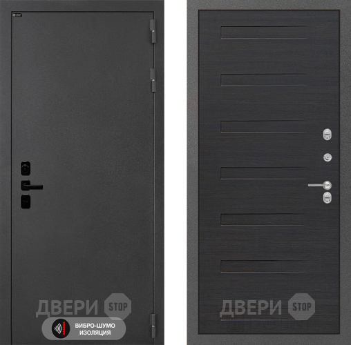 Входная металлическая Дверь Лабиринт (LABIRINT) Acustic 14 Эковенге поперечный в Жуковский