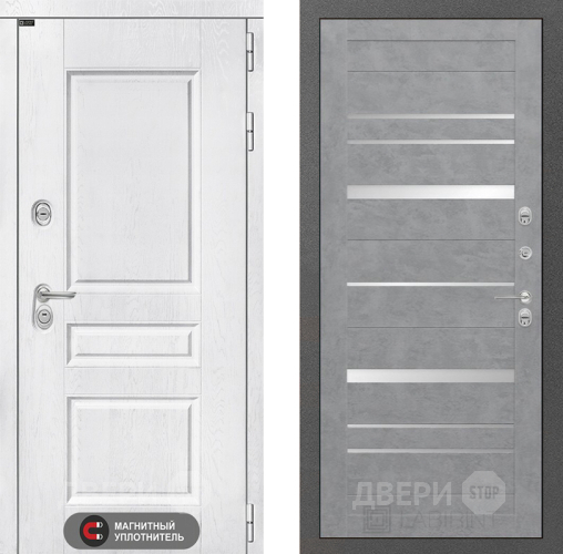 Входная металлическая Дверь Лабиринт (LABIRINT) Versal 20 Бетон светлый в Жуковский