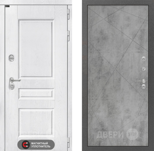 Входная металлическая Дверь Лабиринт (LABIRINT) Versal 24 Бетон светлый в Жуковский