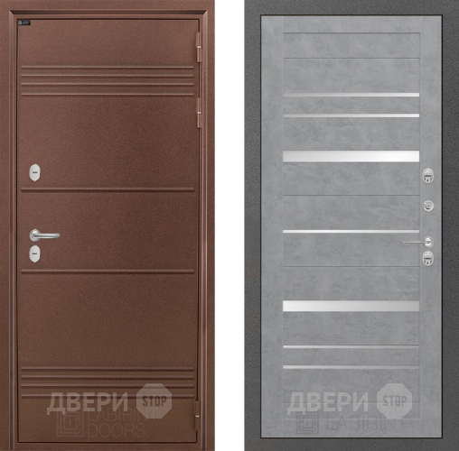 Входная металлическая Дверь Лабиринт (LABIRINT) Термо Лайт 20 Бетон светлый в Жуковский