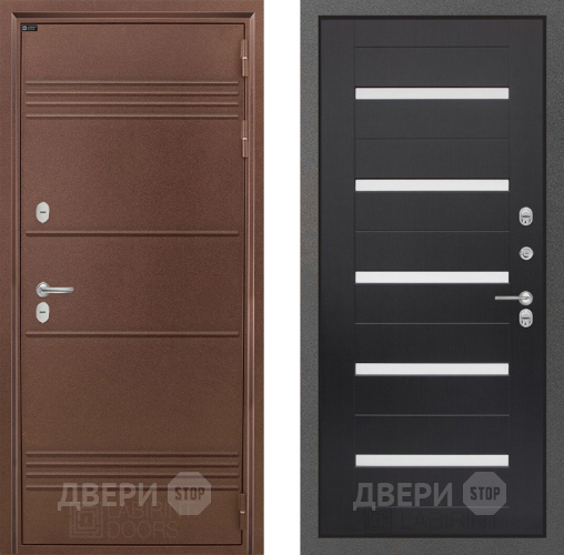 Входная металлическая Дверь Лабиринт (LABIRINT) Термо Лайт 01 Венге в Жуковский