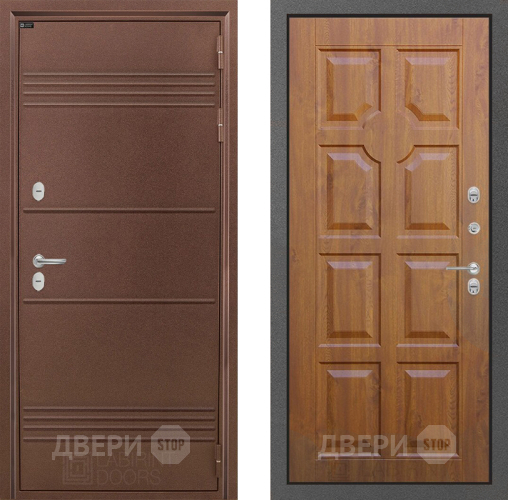 Входная металлическая Дверь Лабиринт (LABIRINT) Термо Лайт 17 Дуб золото в Жуковский