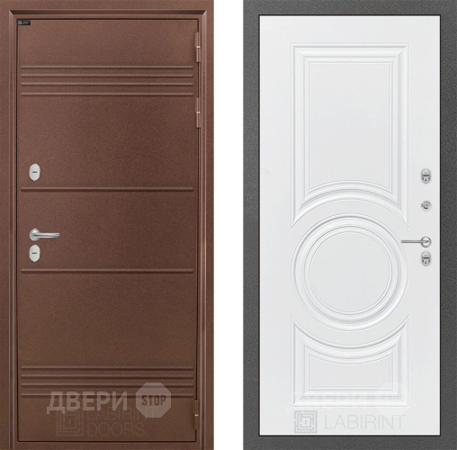 Дверь Лабиринт (LABIRINT) Термо Лайт 23 Белый софт в Жуковский