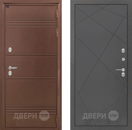 Дверь Лабиринт (LABIRINT) Термо Лайт 24 Графит софт в Жуковский