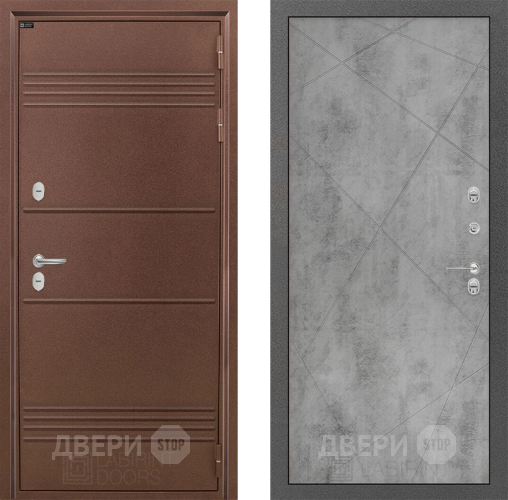 Входная металлическая Дверь Лабиринт (LABIRINT) Термо Лайт 24 Бетон светлый в Жуковский