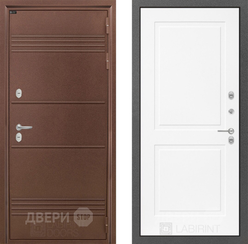 Дверь Лабиринт (LABIRINT) Термо Лайт 11 Белый софт в Жуковский