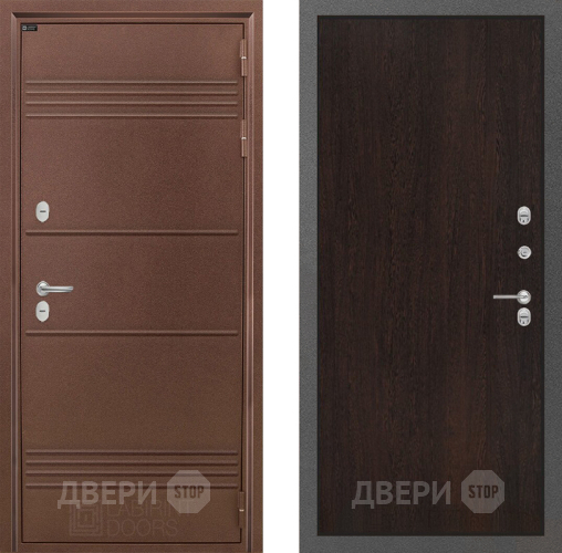 Входная металлическая Дверь Лабиринт (LABIRINT) Термо Лайт 05 Венге в Жуковский