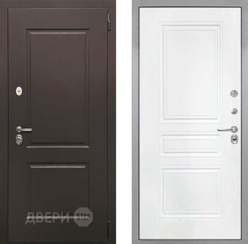 Входная металлическая Дверь Интекрон (INTECRON) Кампо ФЛ-243 Белый матовый в Жуковский