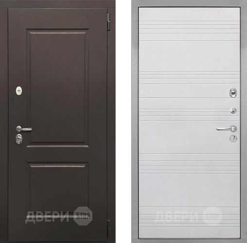 Входная металлическая Дверь Интекрон (INTECRON) Кампо ФЛ-316 Белый ясень в Жуковский