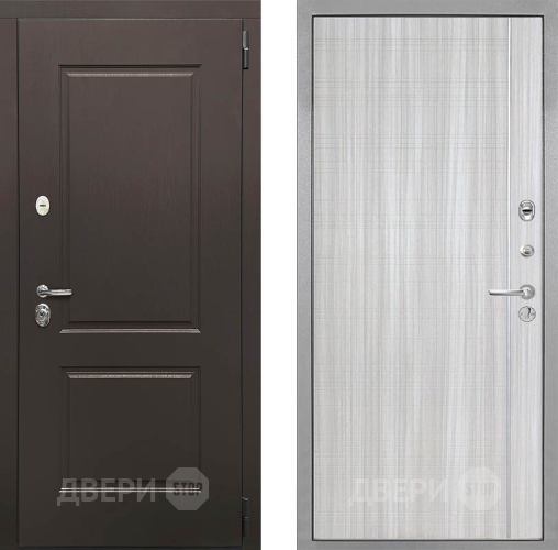 Входная металлическая Дверь Интекрон (INTECRON) Кампо В-07 с молдингом Сандал белый в Жуковский