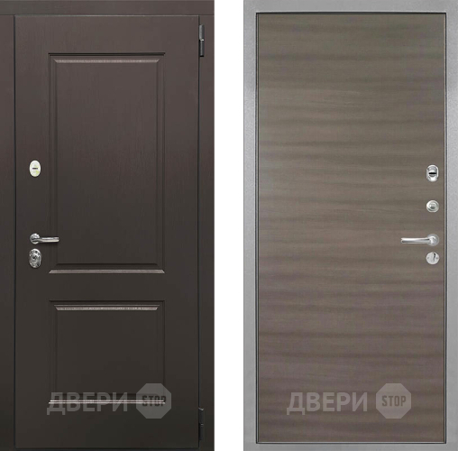 Входная металлическая Дверь Интекрон (INTECRON) Кампо Гладкая Дуб тоскано поперечный в Жуковский