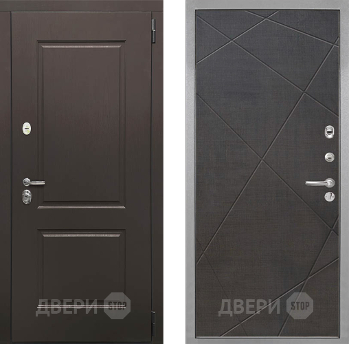 Входная металлическая Дверь Интекрон (INTECRON) Кампо Лучи-М Венге распил кофе в Жуковский