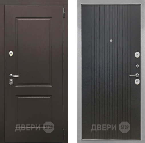 Входная металлическая Дверь Интекрон (INTECRON) Кампо ФЛ-295 Лофт черный в Жуковский