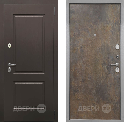Входная металлическая Дверь Интекрон (INTECRON) Кампо Гладкая Гранж в Жуковский
