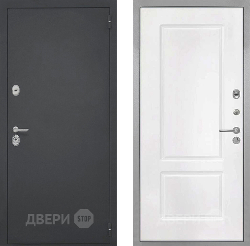 Входная металлическая Дверь Интекрон (INTECRON) Гектор КВ-2 Белый матовый в Жуковский