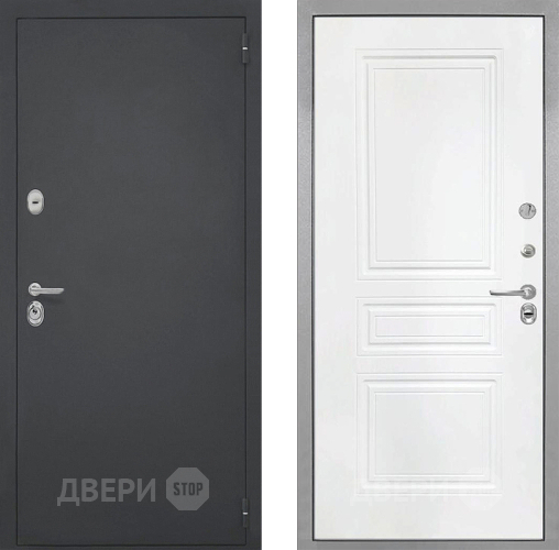 Входная металлическая Дверь Интекрон (INTECRON) Гектор ФЛ-243 Белый матовый в Жуковский