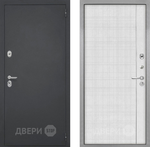 Входная металлическая Дверь Интекрон (INTECRON) Гектор В-07 с молдингом Лофт белый в Жуковский