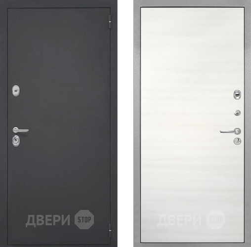 Входная металлическая Дверь Интекрон (INTECRON) Гектор Гладкая Дуб сильвер поперечный в Жуковский
