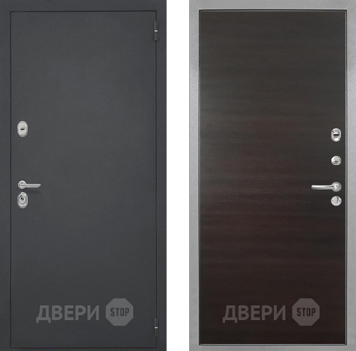 Входная металлическая Дверь Интекрон (INTECRON) Гектор Гладкая Эковенге поперечный в Жуковский